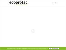 Tablet Screenshot of ecoprotec.de